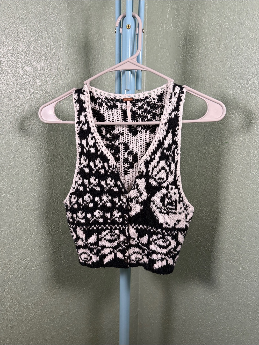 Free people Rosie sweater vest. Black - Picture 3 of 11